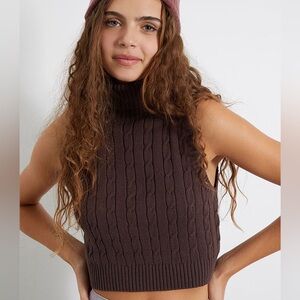 LA Hearts Cable Knit Sweater Vest